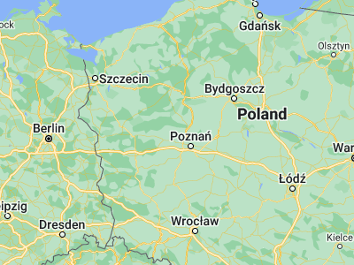 Map showing location of Szamotuły (52.61201, 16.57794)