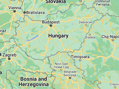 Map showing location of Szank (46.55713, 19.66103)
