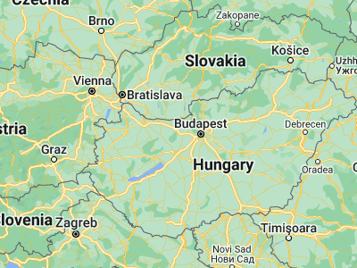 Map showing location of Szárliget (47.51581, 18.4948)