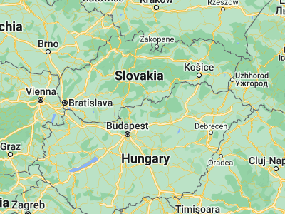 Map showing location of Szécsény (48.08057, 19.52019)