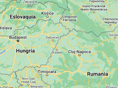 Map showing location of Székelyhíd (47.35, 22.1)