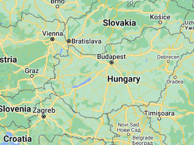 Map showing location of Székesfehérvár (47.18995, 18.41034)