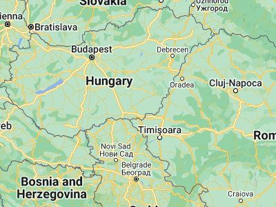 Map showing location of Székkutas (46.5, 20.53333)
