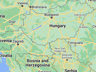 Map showing location of Szekszárd (46.35014, 18.70905)