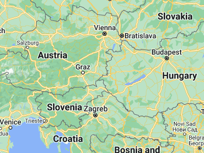 Map showing location of Szentgotthárd (46.95261, 16.27358)