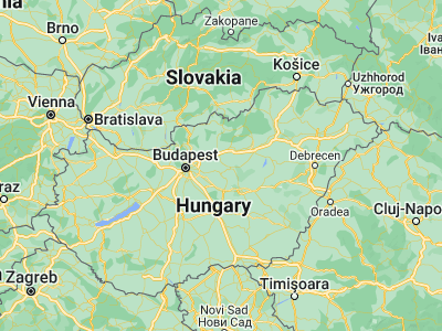 Map showing location of Szentlőrinckáta (47.51947, 19.75286)