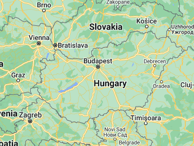 Map showing location of Szigethalom (47.32228, 19.00262)