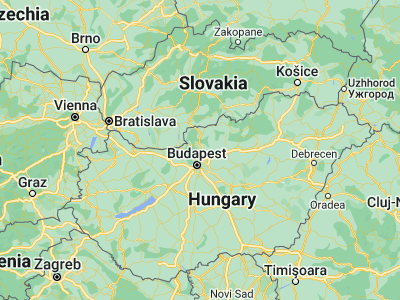 Map showing location of Sződliget (47.73259, 19.14749)