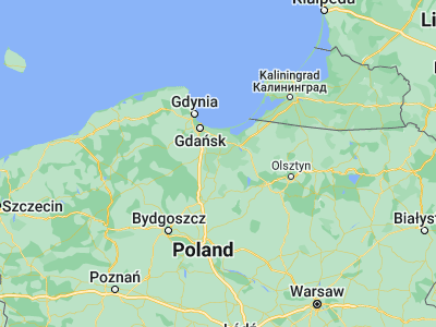 Map showing location of Sztum (53.92077, 19.03072)