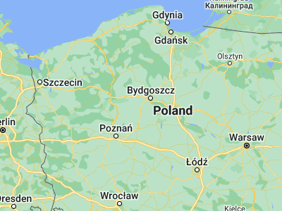 Map showing location of Szubin (53.00967, 17.74)