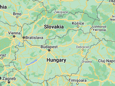 Map showing location of Szurdokpüspöki (47.85923, 19.69218)
