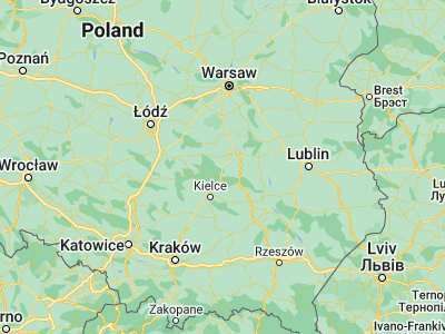 Map showing location of Szydłowiec (51.22823, 20.86106)