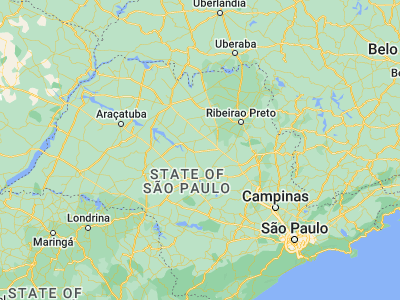 Map showing location of Tabatinga (-21.71667, -48.6875)