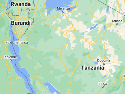 Map showing location of Tabora (-5.01622, 32.82663)