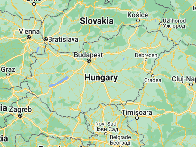 Map showing location of Táborfalva (47.09942, 19.47837)