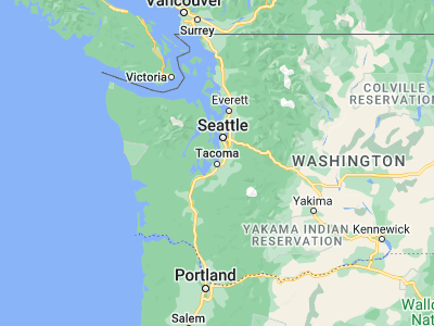 Map showing location of Tacoma (47.25288, -122.44429)