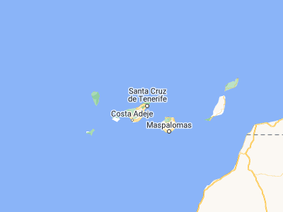 Map showing location of Tacoronte (28.47688, -16.41016)