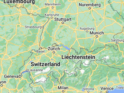 Map showing location of Tägerwilen (47.65594, 9.13167)