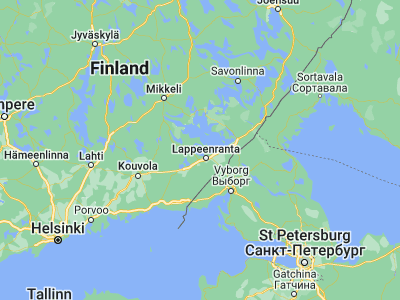 Map showing location of Taipalsaari (61.15, 28.05)