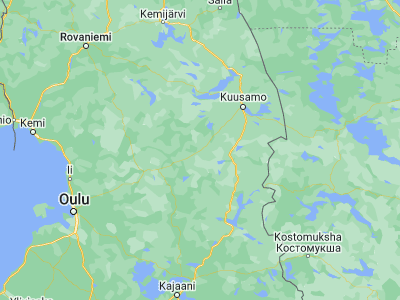 Map showing location of Taivalkoski (65.56667, 28.25)