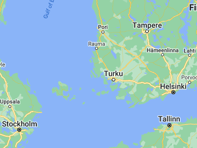 Map showing location of Taivassalo (60.56085, 21.61639)