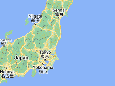 Map showing location of Takahagi (36.71667, 140.71667)