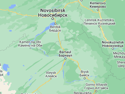 Map showing location of Tal’menka (53.8183, 83.5677)