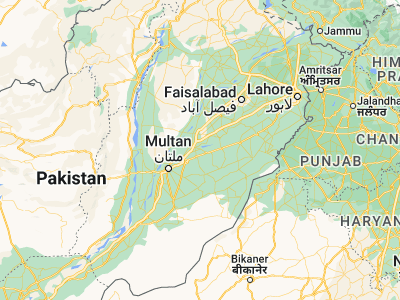 Map showing location of Talamba (30.52708, 72.24011)