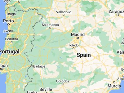 Map showing location of Talavera de la Reina (39.96348, -4.83076)