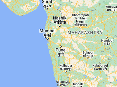 Map showing location of Talegaon Dābhāde (18.71667, 73.68333)