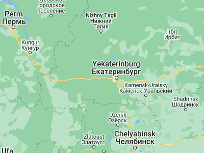 Map showing location of Talitsa (56.8804, 60.0213)