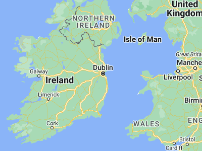 Map showing location of Tallaght (53.2859, -6.37344)