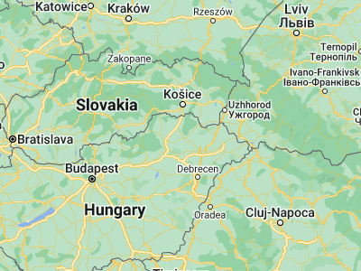 Map showing location of Tállya (48.23333, 21.23333)