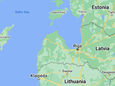 Map showing location of Talsi (57.24562, 22.58137)