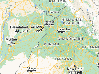 Map showing location of Talwandi Bhāi (30.85612, 74.92944)