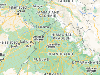 Map showing location of Talwāra (31.9498, 75.86645)