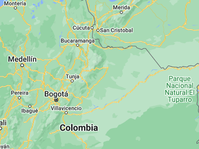 Map showing location of Tamara (5.82972, -72.16333)