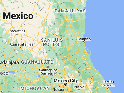 Map showing location of Tamasopo (21.92426, -99.39365)