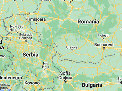 Map showing location of Tâmna (44.56667, 23.01667)