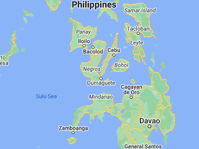 Map showing location of Tandayag (9.4547, 123.2299)