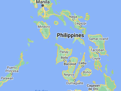 Map showing location of Tangalan (11.7789, 122.2634)
