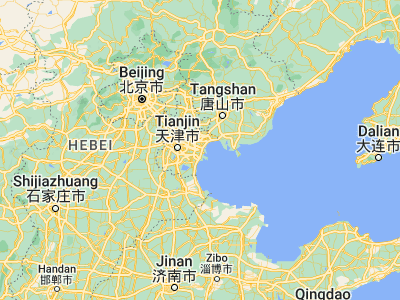 Map showing location of Tanggu (39.02111, 117.64694)