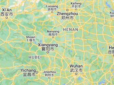 Map showing location of Tanghe (32.68833, 112.8275)