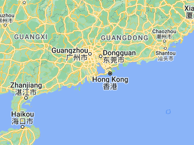 Map showing location of Tangjiawan (22.36062, 113.59624)