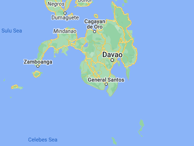 Map showing location of Tantangan (6.615, 124.74889)