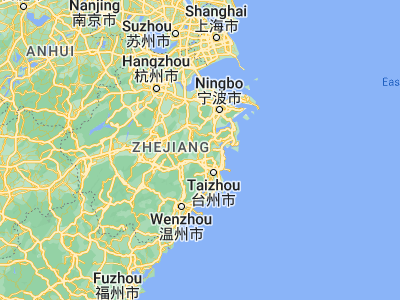 Map showing location of Tantou (29.11168, 121.11873)