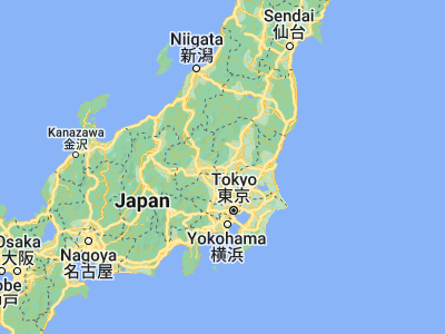 Map showing location of Tanuma (36.36667, 139.58333)