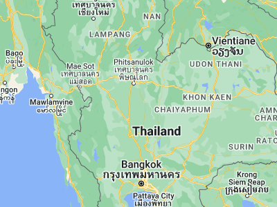 Map showing location of Taphan Hin (16.22094, 100.41978)