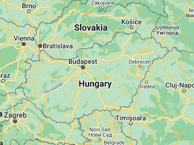 Map showing location of Tápióbicske (47.36096, 19.68609)