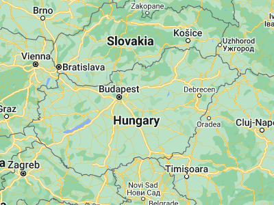 Map showing location of Tápióság (47.402, 19.63047)